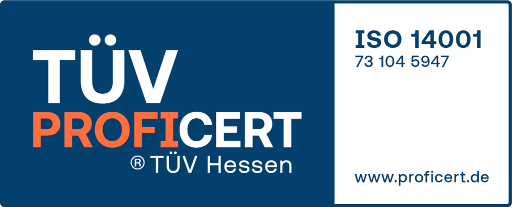 ISO 14001 zertifiziert